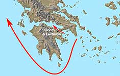 Map of Greece - click to enlarge