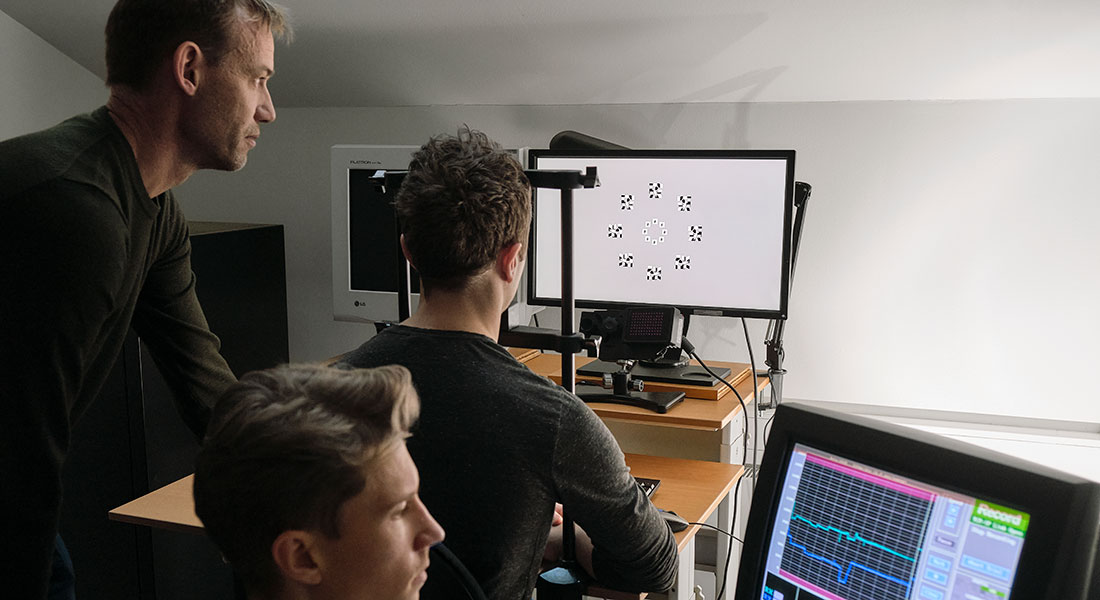 Experiments at the CoInAct lab. Photo: University of Copenhagen