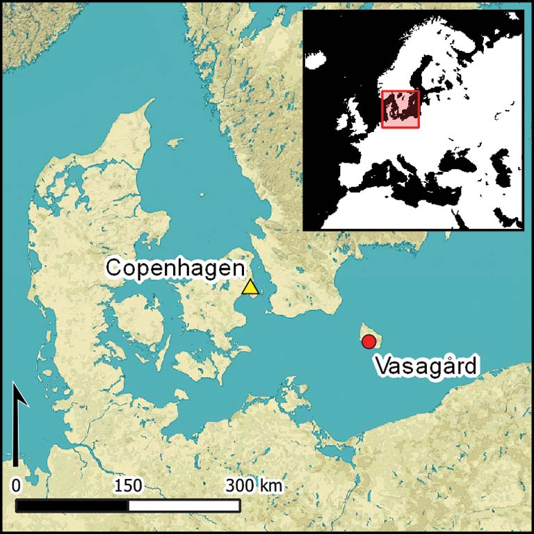 The Island of Bornholm in the Baltic Sea